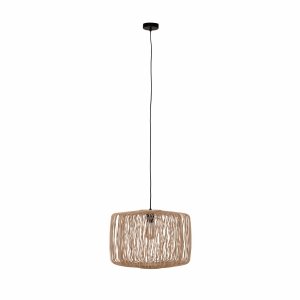 Lampa sufitowa bambusowa  38x38x28cm
