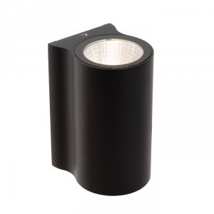Minimalistyczny Kinkiet Ścienny Czarny Tuba AKRA 33801/06/30 LUCIDE