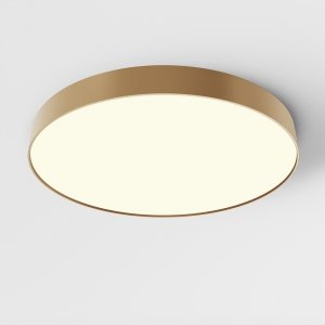 Lampa sufitowa LED nowoczesna aluminium matowe złoto ZON MAYTONI C032CL-90W3K-RD-MG