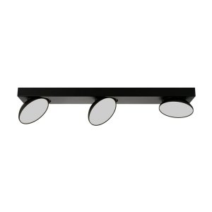 Czarna Oprawa Sufitowa LED Nowoczesny Plafon Spot ITALUX CASTELIO SPL-31976-3B-BK