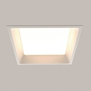 Biała Oprawa Wpuszczana Do Łazienki Downlight Okno Maytoni DL056-24W3-4-6K-W