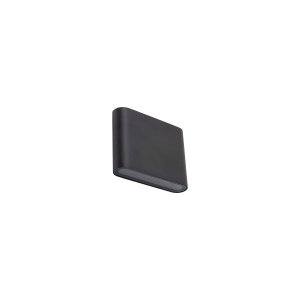 Zewnętrzny elewacyjny kinkiet czarny SEMI LED S IP54 2x3W 3000K Nowodvorski Lighting 11363 
