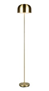 Nowoczesna dekoracyjna lampa podłogowa LED złota półokrągły klosz minimalistyczna klasyczna metalowa ściemnialna JEFF R49151108 Rl