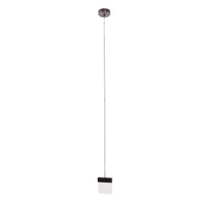 Czarna lampa wisząca VETRO MAXLIGHT P0574D BRUSHED BLACK