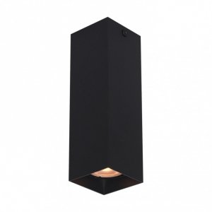 Nowoczesny Plafon Sufitowy Czarna Tuba Metalowa ANDER CLN-28394-M-BK ITALUX