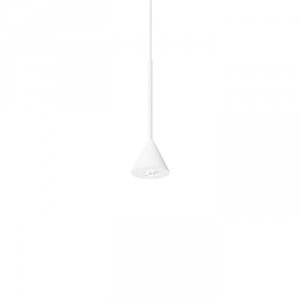 Nowoczesna Lampa Wisząca Minimalistyczna Biała ARCHIMEDE SP CONO 310596 IDEAL LUX