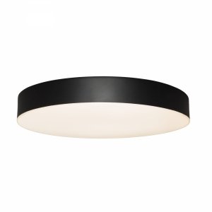Plafon sufitowy czarny LED okrągły minimalistyczny nowoczesny tworzywo sztuczne Lumos C0272 MAXLIGHT