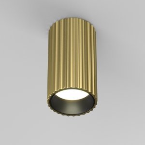  Lampa sufitowa plafon tuba klasyczna nowoczesna aluminium mosiądz Calipso MAYTONI C106CL-01-GU10-BS