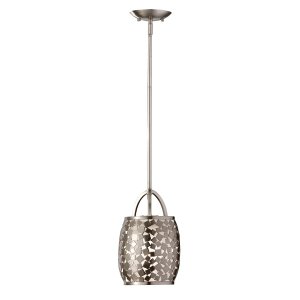 Designerska lampa wisząca Zara Feiss FE-ZARA-P Szczotkowana stal Mozaika