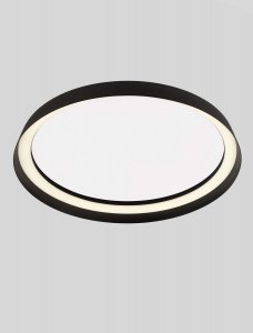 Nowoczesny plafon LED w kolorze czarnym BATALLAS LE44650 Luces Exclusivas