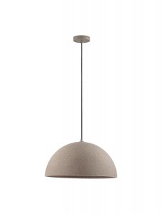 Nowoczesna brązowa lampa wisząca półokrągły klosz minimalistyczna uniwersalna możliwość ściemniania NAVIRTA LE45342 Luces Exclusivas