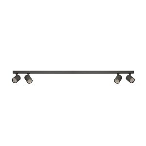 Lampa sufitowa reflektorki czarne EXO 4 LINE 120 Azzardo AZ6653