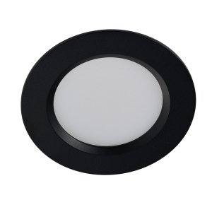 Minimalistyczna Oprawa Podtynkowa Okrągła Czarna IP44 LUCID 10W CCT SWITCH AZ6043 Azzardo