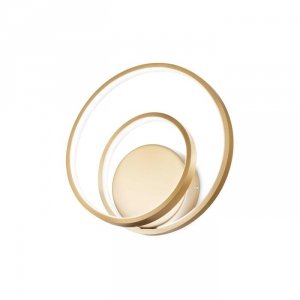 Kinkiet Ścienny Mosiądz Spiralny OZ AP DALI 304502 IDEAL LUX