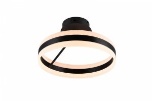 Lampa sufitowa plafon LED czarny okrągły nowoczesny możliwość ściemniania DIOS 631410132 Trio