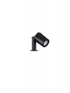 Lampa ogrodowa aluminiowa czarna regulowana tuba minimalistyczna klasyczna możliwość ściemniania IP65 TRASERA LE75162 Luces Exclusivas