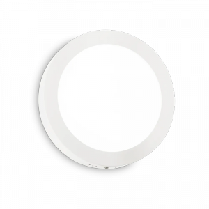 Okrągła Biała Lampa Sufitowo Ścienna UNIVERSAL 240367 IDEAL LUX