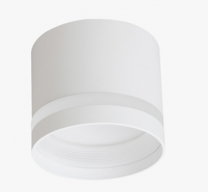 Oprawa sufitowa nowoczesna natynkowa tuba spot sufitowy aluminium biały KENDAL LP-6331/1SM R1 WH Light Prestige