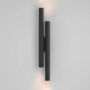 Lampa ścienna kinkiet nowoczesny designerski tuba LED aluminium czarny Calipso MAYTONI C082WL-24W2.7K-B