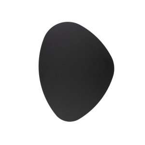 Kinkiet ścienny czarny owalny przylegający do ściany minimalistyczny uniwersalny STONE 10632 TK-LIGHTING
