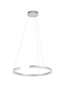 Lampa wisząca srebrny okrąg ORINOCO LE44530 Luces Exlusivas