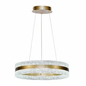 Lampa wisząca Italux Nelia PND-45283-GD Złota Nowoczesna Wstęga LED Glamour