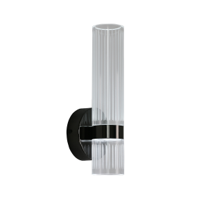 Designerski kinkiet ścienny nowoczesny art deco w kolorze grafitowym glamour AMBIENTE LED CCT LP-1510/1W GR Light Prestige 