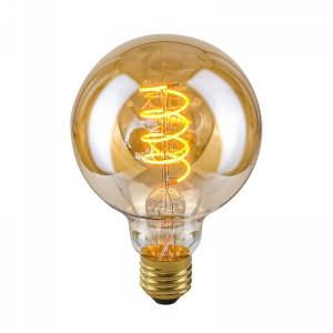 Żarówka Dekoracyjna LED E27 4W 2200K G95 Spral Amber