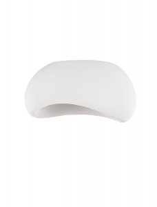 Nowoczesny biały plafon owalny klosz minimalistyczny uniwersalny skandynawski PALINZA LE45327 Luces Exclusivas