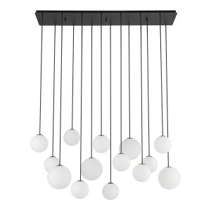 Molekularna Lampa Wisząca Nad Stół SNOWBALL XIV Nowodvorski Lighting 11408 Białe Klosze Kule