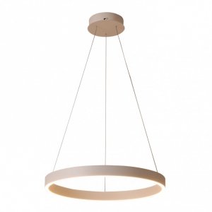 Złota Nowoczesna Okrągła Lampa Wisząca Dwustronna LED BRASCO UP DOWN PND-56215D-060RPC-GD-3KS4K-TRDIMM ITALUX