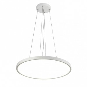 Biała Nowoczesna Okrągła Lampa Wisząca LED CALVI PND-35263-480R-36W-WH ITALUX