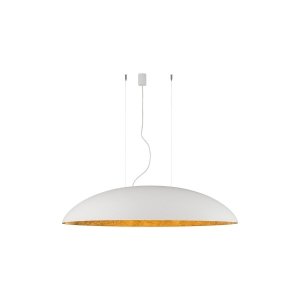 Biało Złota Lampa Wisząca CANOE V WHITE  7927 Nowodvorski Lighting