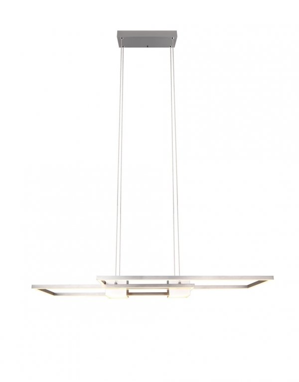 Nowoczesna Dekoracyjna Lampa Wisząca LED W Kolorze Nikiel ALBANY 347710407 TRIO