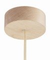 Lampa wisząca drewniana styl skandynawski szklany klosz TRE 8634 Argon 