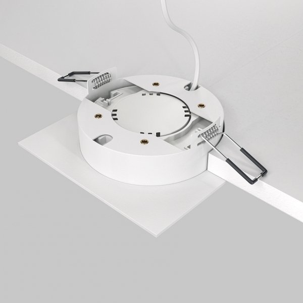 Kwadratowa Oprawa Wpuszczana Downlight Hoop Maytoni DL086-GX53-SQ-W