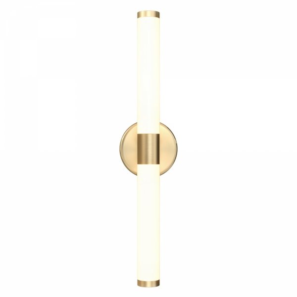 Nowoczesny ZŁOTY Kinkiet MAYTONI AXIS MOD106WL-L10G3K DESIGNERSKA Lampa LED Kinkiet Łazienkowy Nad Lustro