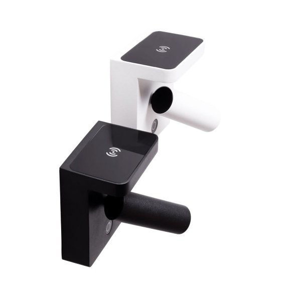 Nowoczesny Biały Kinkiet Ścienny Z Włącznikiem LOFER W0373 MAXLIGHT