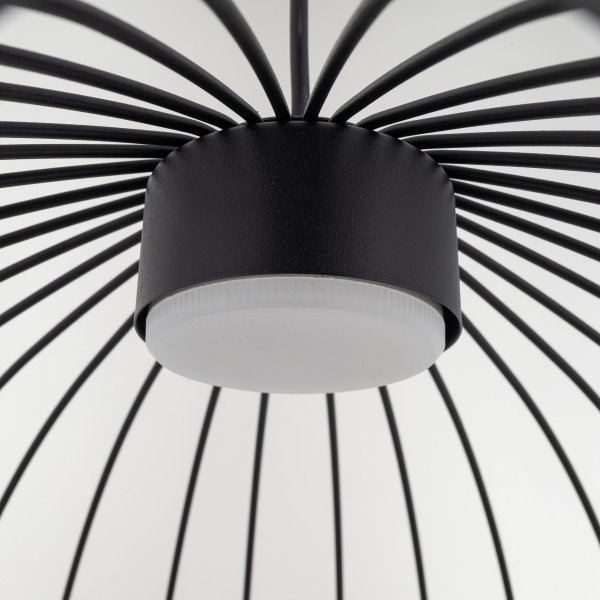 Czarna lampa wisząca ażurowa druciana owalna minimalistyczna loftowa uniwersalna klasyczna SPHERA L 11301 TK-LIGHTING