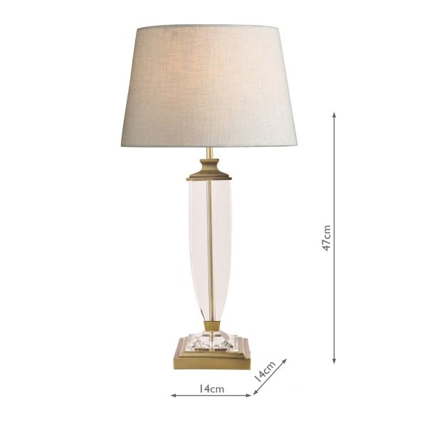 Lampa Stołowa LAURA ASHLEY CARSON LA3599058-Q DAR LIGHTING (Podstawa - Bez Abażura)