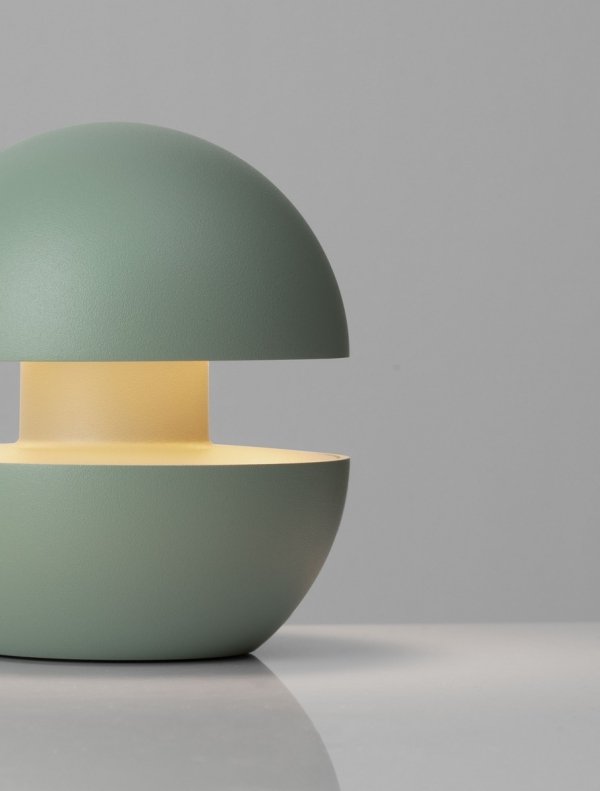 Lampa zewnętrzna do ogrodu na taras LED zielona okrągła designerska nowoczesna ściemnialna IP54 LUSERIA LE75267 Luces Exclusivas