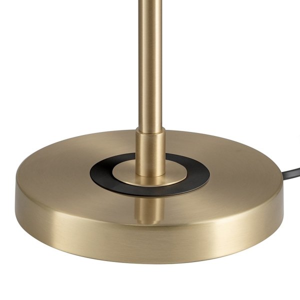 Czarna lampka stołowa nocna okrągła szklana minimalistyczna klasyczna nowoczesna uniwersalna ARTDECO MT8872 black Step Into Design
