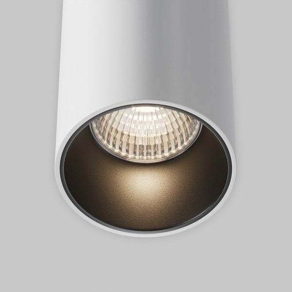 Nowoczesna Lampa Wisząca Tuba Biała Efir Maytoni P089PL-15W3K-W