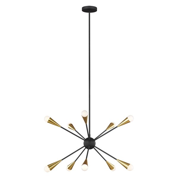 Nowoczesna lampa wisząca Jax Feiss FE-JAX10-MB Czarna 