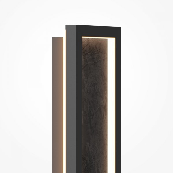  Lampa ścienna kinkiet nowoczesny designerski prostokąt LED metal czarny Orign MAYTONI MOD311WL-L55B3K
