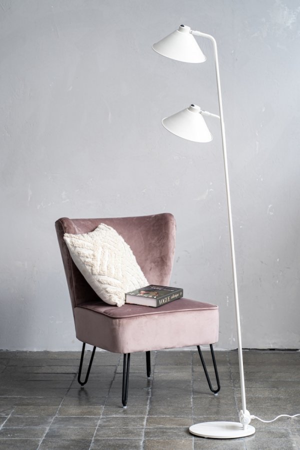 Lampa Podłogowa Biała Vintage GABIA 4997 ARGON