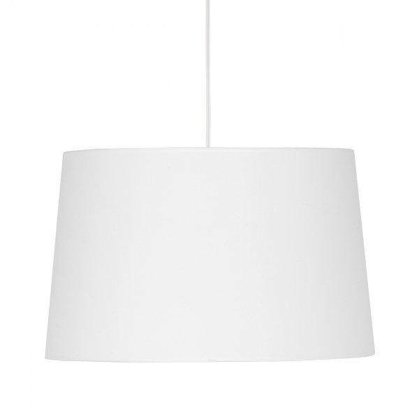 Klasyczna lampa wisząca z białym abażurem MAJA 1883 TK-Lighting