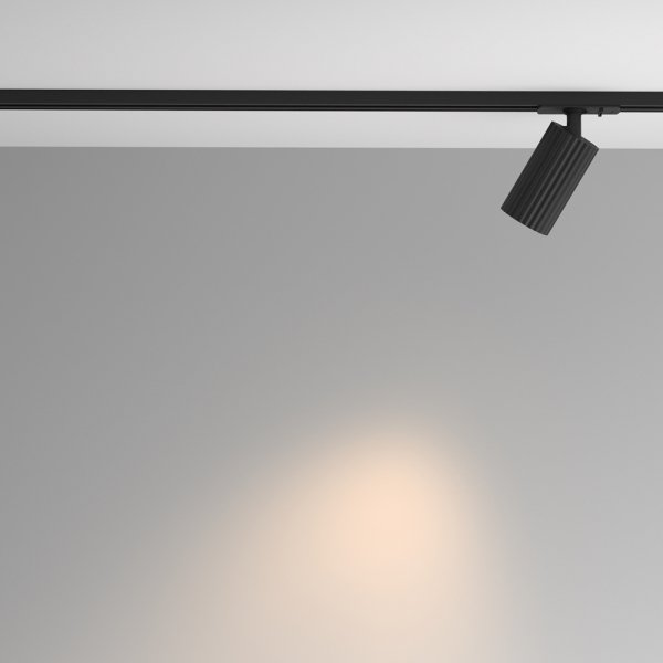  Ścieżka świetlna lampa szynowa nowoczesna regulowana tuba aluminium czarny Calipso MAYTONI TR218-1-GU10-BK