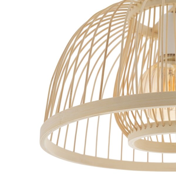 Naturalna Lampa Wisząca Z Bambusa W Stylu Boho KRABI 11158 Nowodvorski Lighting