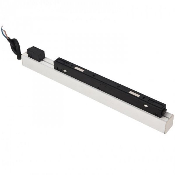 Białe Zasilanie Do Szynoprzewodu Magnetycznego Jednofazowego 60W AZZARDO TRACK MAGNETIC POWER SUPLY COVERT AZ4670